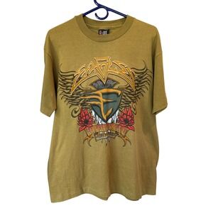 Vintage Eagles Hell Freezes Over World Tour 94 Shirt Giant Tag Olive Green Large